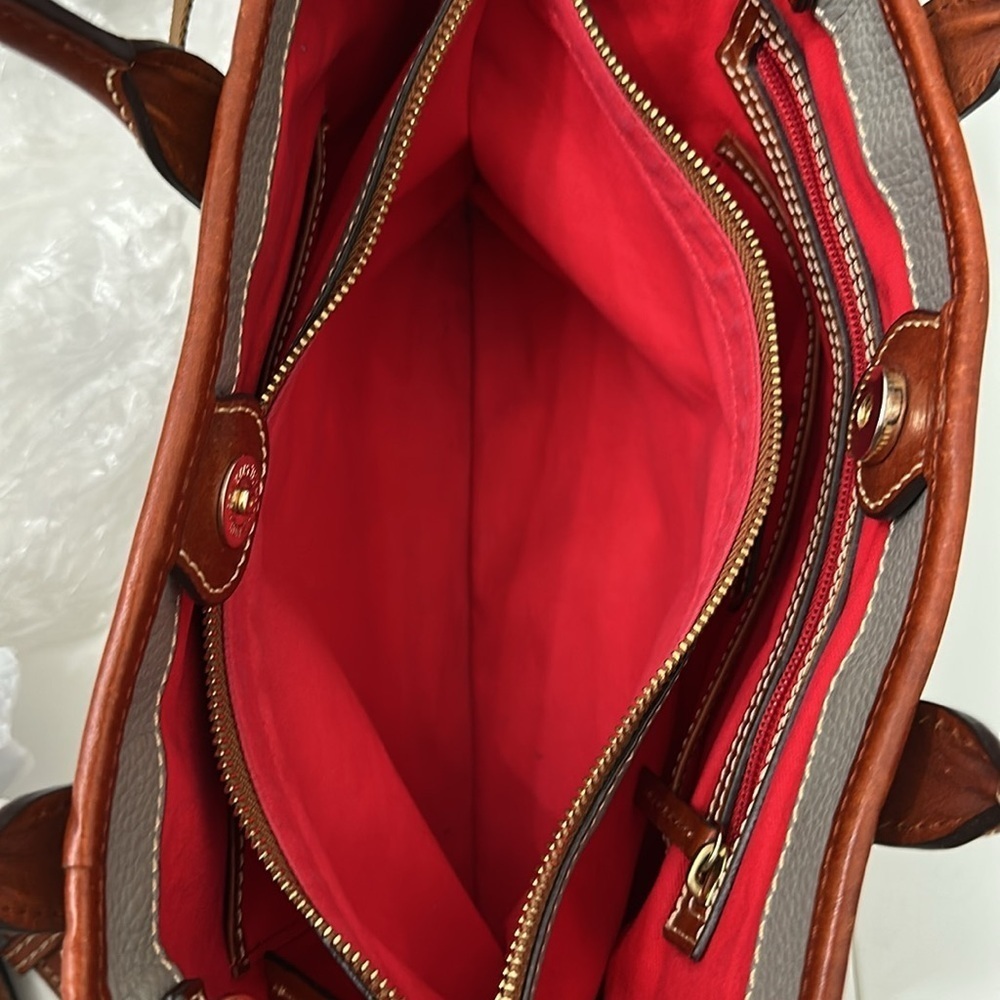 Dooney and Bourke Pebble Grain Brielle gray in color - Picture 12 of 16